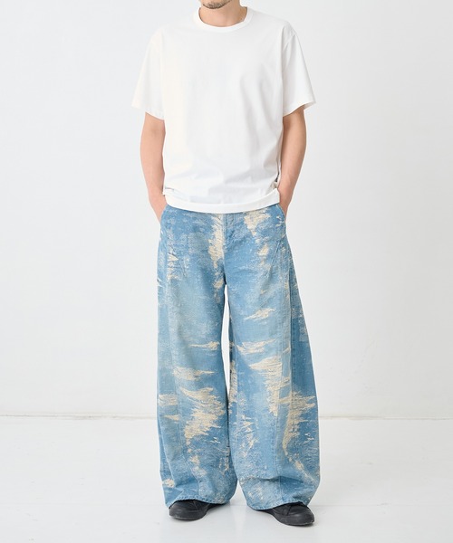 TAAKK/ターク】DENIM CURVED PANTS（デニムパンツ）｜TAAKK（ターク