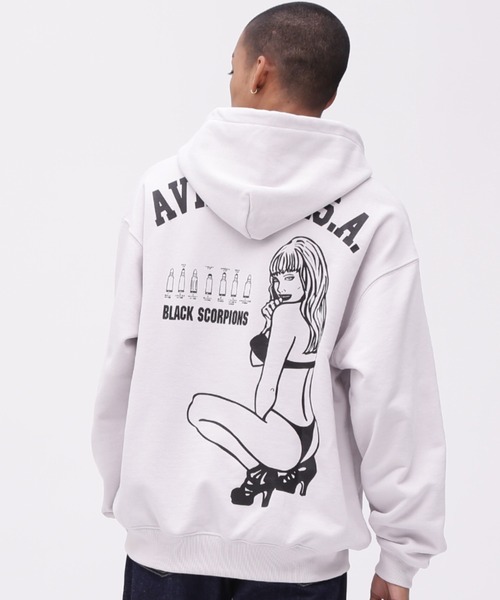 BLACK SCORPION PULL OVER PARKA — пуловер‑парка AVIREX, лимитированная версия (WEB&DEPOT)