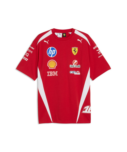 PUMA(プーマ)の「PUMA プーマ ユニセックス フェラーリ レプリカ ドライバーズ 半袖 Tシャツ(Tシャツ/カットソー・メンズ・レッド系・SMALL/X-LARGE/LARGE/MEDIUM/X-SMALL)」の4枚目の写真