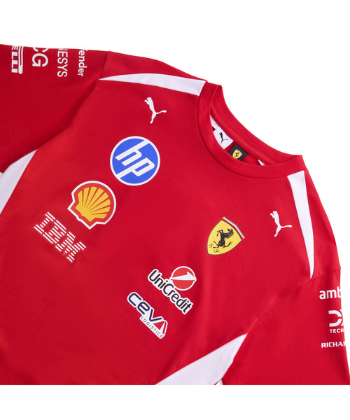 PUMA(プーマ)の「PUMA プーマ ユニセックス フェラーリ レプリカ ドライバーズ 半袖 Tシャツ(Tシャツ/カットソー・メンズ・レッド系・SMALL/X-LARGE/LARGE/MEDIUM/X-SMALL)」の6枚目の写真