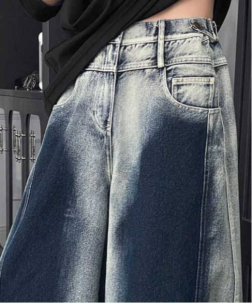 DOUBLE STEAL(ダブルスティール)の「DSヴィンテージバルーンデニムパンツ(デニムパンツ・メンズ・ブルー・X-LARGE/LARGE/MEDIUM/SMALL)」の5枚目の写真