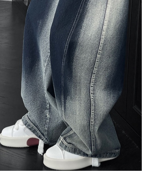 DOUBLE STEAL(ダブルスティール)の「DSヴィンテージバルーンデニムパンツ(デニムパンツ・メンズ・ブルー・X-LARGE/LARGE/MEDIUM/SMALL)」の6枚目の写真