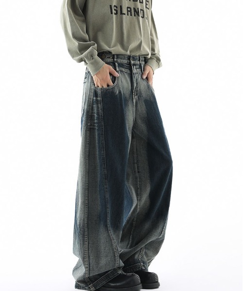 DOUBLE STEAL(ダブルスティール)の「DSヴィンテージバルーンデニムパンツ(デニムパンツ・メンズ・ブルー・X-LARGE/LARGE/MEDIUM/SMALL)」の8枚目の写真