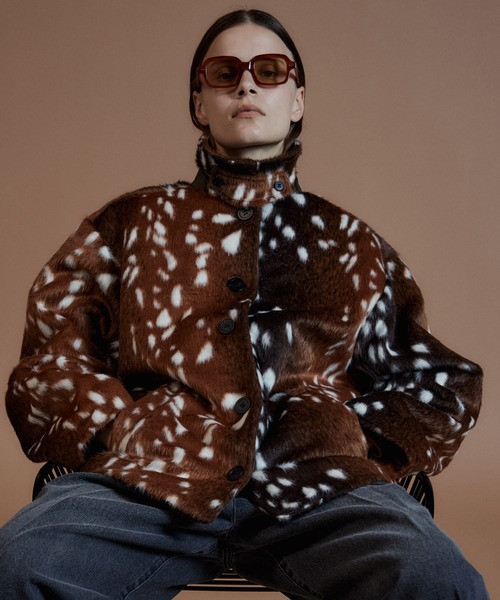 MAISON SPECIAL(メゾンスペシャル)の「【2026Autumn PRE-ORDER】Fur Car Coat/ファーカーコート(その他アウター・レディース・マルチ/ブラック・FREE)」の21枚目の写真