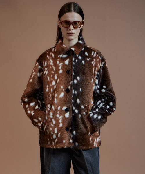 MAISON SPECIAL(メゾンスペシャル)の「【2026Autumn PRE-ORDER】Fur Car Coat/ファーカーコート(その他アウター・レディース・マルチ/ブラック・FREE)」の4枚目の写真