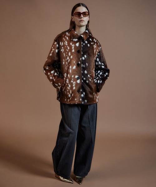MAISON SPECIAL(メゾンスペシャル)の「【2026Autumn PRE-ORDER】Fur Car Coat/ファーカーコート(その他アウター・レディース・マルチ/ブラック・FREE)」の6枚目の写真