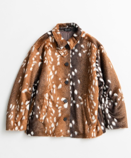 MAISON SPECIAL(メゾンスペシャル)の「【2026Autumn PRE-ORDER】Fur Car Coat/ファーカーコート(その他アウター・レディース・マルチ/ブラック・FREE)」の15枚目の写真