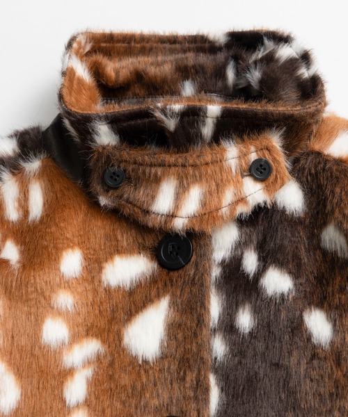 MAISON SPECIAL(メゾンスペシャル)の「【2026Autumn PRE-ORDER】Fur Car Coat/ファーカーコート(その他アウター・レディース・マルチ/ブラック・FREE)」の18枚目の写真