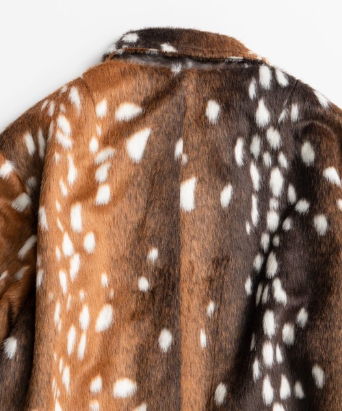MAISON SPECIAL(メゾンスペシャル)の「【2026Autumn PRE-ORDER】Fur Car Coat/ファーカーコート(その他アウター・レディース・マルチ/ブラック・FREE)」の9枚目の写真