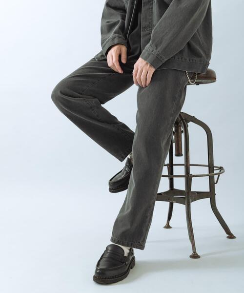 ITEMS URBANRESEARCH(アイテムズ アーバンリサーチ)の「『セットアップ対応』SOFT FEEL DENIM 5POCKET ジーンズ(その他パンツ・メンズ・ブラック/グレー/インディゴブルー・MEDIUM/LARGE)」の3枚目の写真
