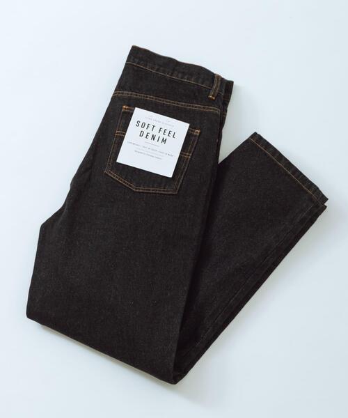 ITEMS URBANRESEARCH(アイテムズ アーバンリサーチ)の「『セットアップ対応』SOFT FEEL DENIM 5POCKET ジーンズ(その他パンツ・メンズ・ブラック/グレー/インディゴブルー・MEDIUM/LARGE)」の2枚目の写真