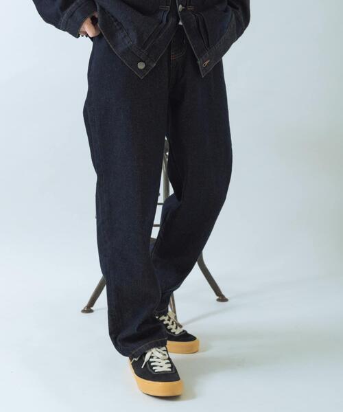 ITEMS URBANRESEARCH(アイテムズ アーバンリサーチ)の「『セットアップ対応』SOFT FEEL DENIM 5POCKET ジーンズ(その他パンツ・メンズ・ブラック/グレー/インディゴブルー・MEDIUM/LARGE)」の4枚目の写真
