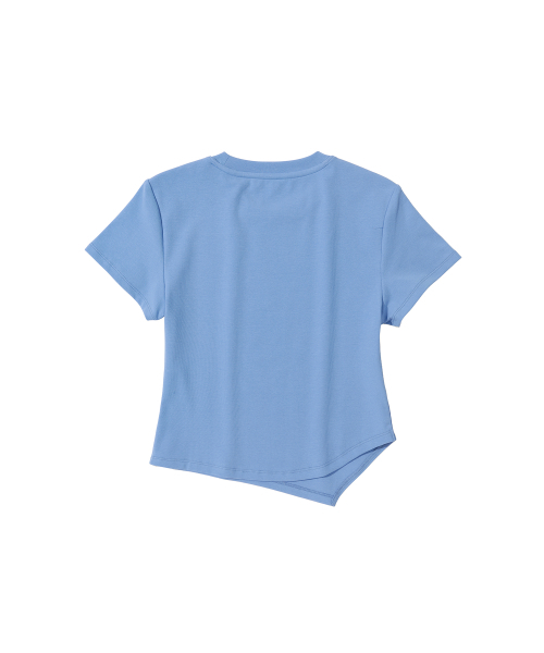SECONDMONO（セカンドモノローグ）の「W. Oblique Slim Fit Short Sleeve T-Shirt [BLUE]_SEWTS005BLUE（Tシャツ/カットソー・レディース・その他・FREE）」の6枚目の写真