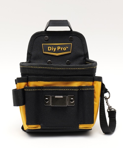 DEVICE(デバイス)の「Diy Pro ツール ウエストバッグ(ボディバッグ/ウエストポーチ・メンズ・ブラック×イエロー・FREE)」の2枚目の写真