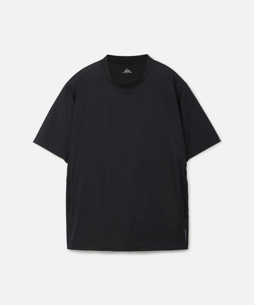 247SERIES(247シリーズ)の「TORAY DOT-AIR Tシャツ ブラック(Tシャツ/カットソー・メンズ・ブラック・X-SMALL/SMALL/MEDIUM/LARGE/X-LARGE)」の1枚目の写真