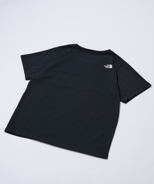 THE NORTH FACE（ザノースフェイス）の「【THE NORTH FACE】S/S SQ LG POCKET T（Tシャツ/カットソー・レディース・ブラック/ホワイト・L/M）」の4枚目の写真
