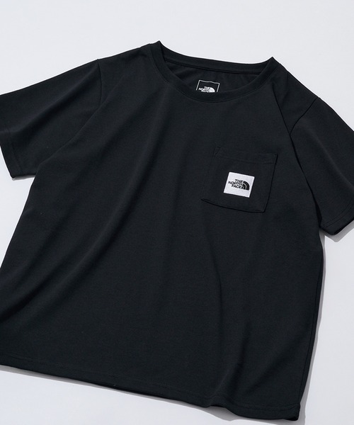THE NORTH FACE（ザノースフェイス）の「【THE NORTH FACE】S/S SQ LG POCKET T（Tシャツ/カットソー・レディース・ブラック/ホワイト・L/M）」の10枚目の写真