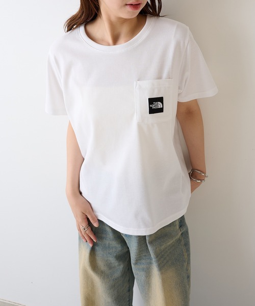 THE NORTH FACE（ザノースフェイス）の「【THE NORTH FACE】S/S SQ LG POCKET T（Tシャツ/カットソー・レディース・ブラック/ホワイト・L/M）」の22枚目の写真