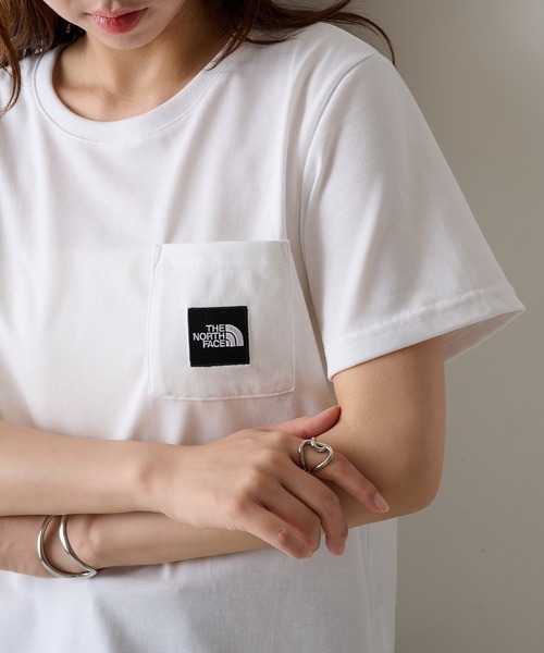 THE NORTH FACE（ザノースフェイス）の「【THE NORTH FACE】S/S SQ LG POCKET T（Tシャツ/カットソー・レディース・ブラック/ホワイト・L/M）」の20枚目の写真
