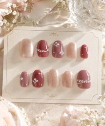 michi Nail（ミチネイル）の「パールのラグジュアリーネイル（ネイルシール/ネイルチップ）」