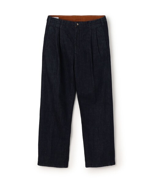 EDWIN(エドウィン)の「【別注】EDWIN レインボーセルビッチデニム 2タックワイドトラウザーズ(デニムパンツ・メンズ・ネイビー・XS/S/M)」の1枚目の写真