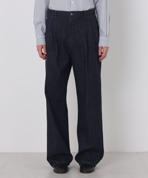 EDWIN(エドウィン)の「【別注】EDWIN レインボーセルビッチデニム 2タックワイドトラウザーズ(デニムパンツ・メンズ・ネイビー・XS/S/M)」の12枚目の写真