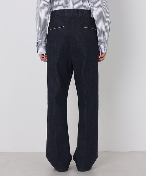 EDWIN(エドウィン)の「【別注】EDWIN レインボーセルビッチデニム 2タックワイドトラウザーズ(デニムパンツ・メンズ・ネイビー・XS/S/M)」の5枚目の写真