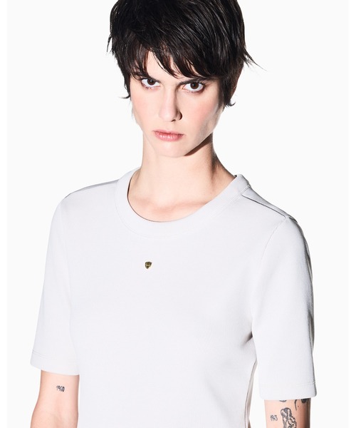 ARMANI EXCHANGE(アルマーニエクスチェンジ)の「【A|X アルマーニ エクスチェンジ】CO ヘビーリブ フィットワンピース(EC限定カラー含)(ワンピース・レディース・ホワイト/ダークブラウン・MEDIUM/LARGE/X-SMALL/X-LARGE/SMALL)」の11枚目の写真