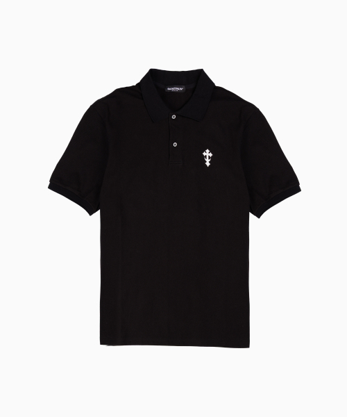 SP мини‑кросс пике поло чёрный — SP MINICROSS PIQUE POLO BLACK