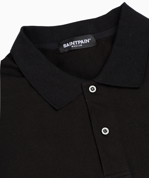 SAINTPAIN（セイントペイン）の「SPミニクロスピケポロシャツブラック（ポロシャツ・レディース・その他・MEDIUM/LARGE）」の3枚目の写真