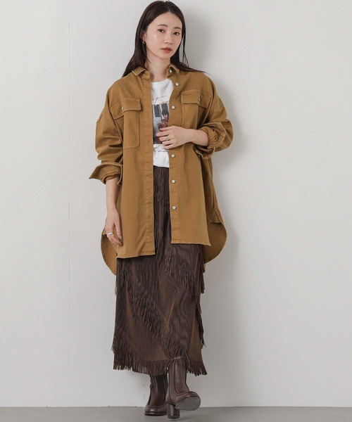 Gready Brilliant（グレディブリリアン）の「Ａｌｍｏｎｄシャツ（シャツ/ブラウス・レディース・キャメル・1）」の19枚目の写真