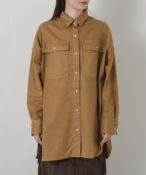Gready Brilliant（グレディブリリアン）の「Ａｌｍｏｎｄシャツ（シャツ/ブラウス・レディース・キャメル・1）」の8枚目の写真