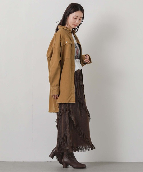 Gready Brilliant（グレディブリリアン）の「Ａｌｍｏｎｄシャツ（シャツ/ブラウス・レディース・キャメル・1）」の14枚目の写真