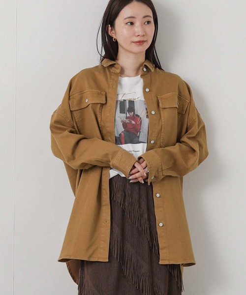 Gready Brilliant（グレディブリリアン）の「Ａｌｍｏｎｄシャツ（シャツ/ブラウス・レディース・キャメル・1）」の6枚目の写真