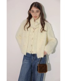 Rirandture（リランドチュール）の「ビジューふわふわマフラー（その他）」