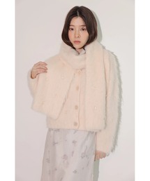 Rirandture（リランドチュール）の「ビジューふわふわマフラー（その他）」
