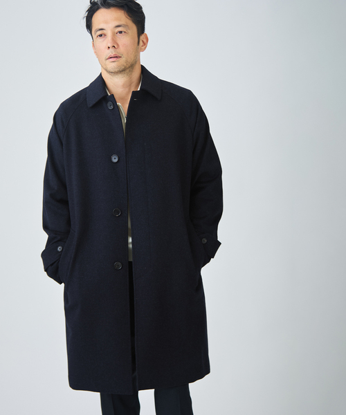 EDIFICE(エディフィス)の「ウールカシミアベルテッドコート(その他アウター・メンズ・ブラック/ベージュ系その他/ダークブルー・44/46/48/50)」の19枚目の写真
