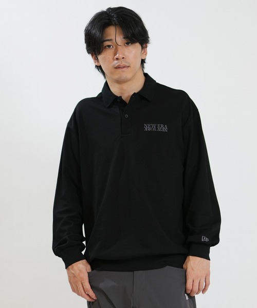 NEW ERA(ニューエラ)の「NEW ERA/ニューエラ ポロシャツ GF LS HW KANOKO POLO 15129476/15129477(シャツ/ブラウス・メンズ・ブラック/ダークグレー・M/L/XL/XXL)」の12枚目の写真