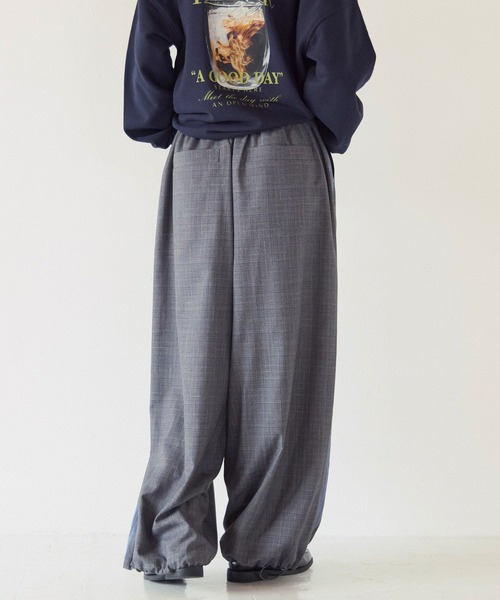 PBLIM(ページボーイリム)の「《UNISEX》チェックワイドパンツ(その他パンツ・レディース・グレー/ターコイズブルー・LARGE/MEDIUM)」の8枚目の写真