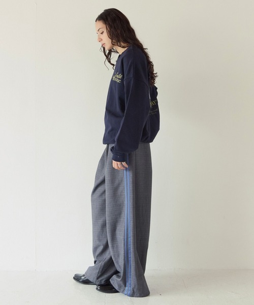 PBLIM(ページボーイリム)の「《UNISEX》チェックワイドパンツ(その他パンツ・レディース・グレー/ターコイズブルー・LARGE/MEDIUM)」の10枚目の写真