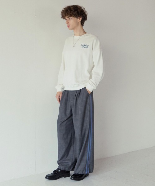 PBLIM(ページボーイリム)の「《UNISEX》チェックワイドパンツ(その他パンツ・レディース・グレー/ターコイズブルー・LARGE/MEDIUM)」の13枚目の写真