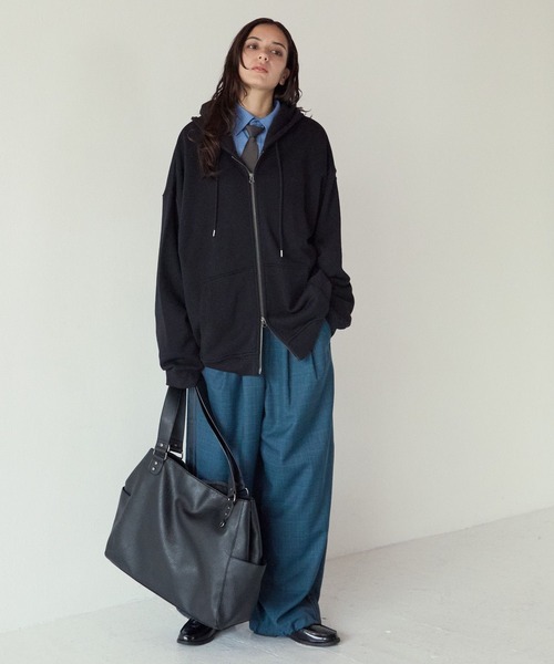 PBLIM(ページボーイリム)の「《UNISEX》チェックワイドパンツ(その他パンツ・レディース・グレー/ターコイズブルー・LARGE/MEDIUM)」の18枚目の写真