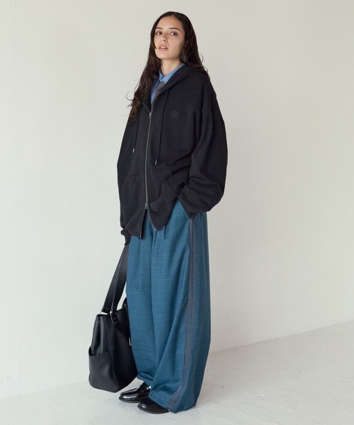 PBLIM(ページボーイリム)の「《UNISEX》チェックワイドパンツ(その他パンツ・レディース・グレー/ターコイズブルー・LARGE/MEDIUM)」の19枚目の写真