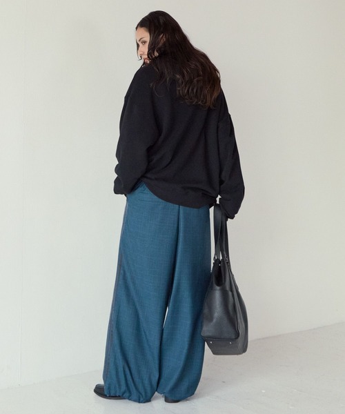 PBLIM(ページボーイリム)の「《UNISEX》チェックワイドパンツ(その他パンツ・レディース・グレー/ターコイズブルー・LARGE/MEDIUM)」の20枚目の写真