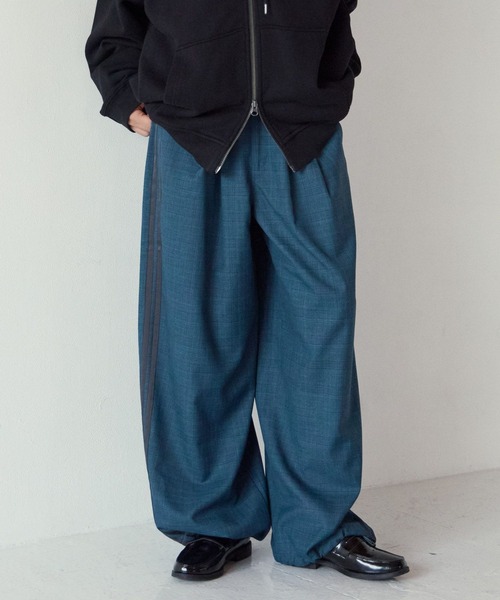 PBLIM(ページボーイリム)の「《UNISEX》チェックワイドパンツ(その他パンツ・レディース・グレー/ターコイズブルー・LARGE/MEDIUM)」の15枚目の写真