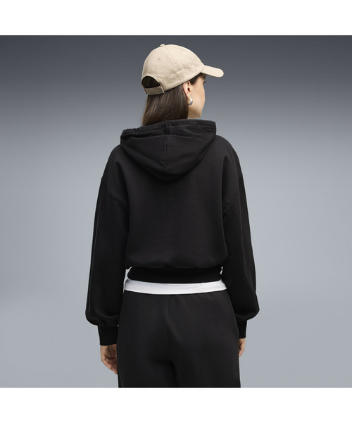 PUMA(プーマ)の「PUMA プーマ ウィメンズ HER リラックスド フーディ FL(パーカー・レディース・ダークブラウン系/ブラック・SMALL/MEDIUM/X-LARGE/LARGE)」の3枚目の写真