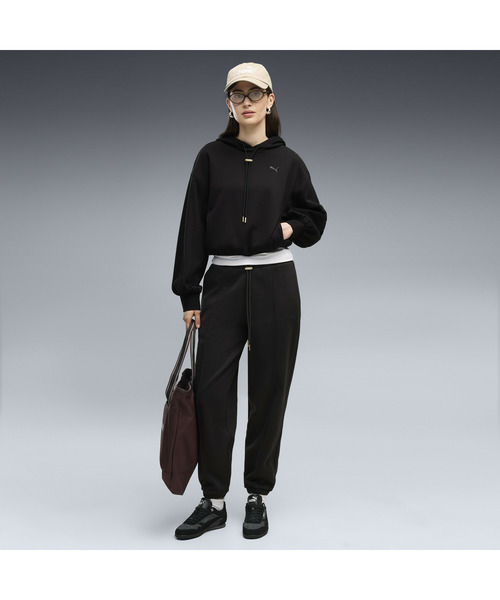 PUMA(プーマ)の「PUMA プーマ ウィメンズ HER リラックスド フーディ FL(パーカー・レディース・ダークブラウン系/ブラック・SMALL/MEDIUM/X-LARGE/LARGE)」の4枚目の写真