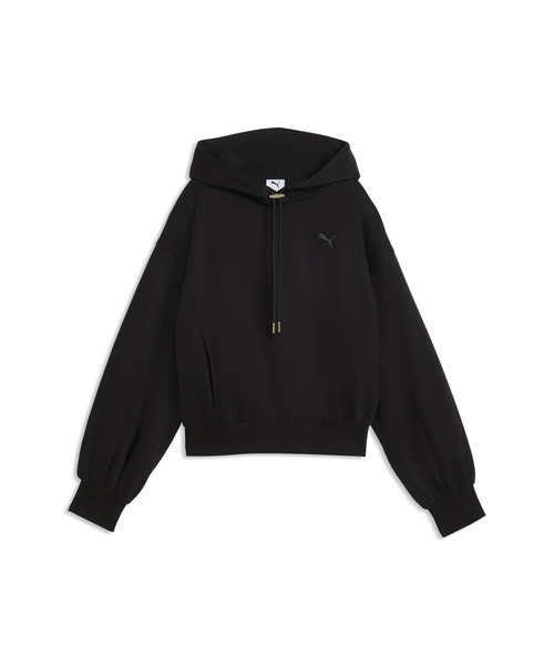 PUMA(プーマ)の「PUMA プーマ ウィメンズ HER リラックスド フーディ FL(パーカー・レディース・ダークブラウン系/ブラック・SMALL/MEDIUM/X-LARGE/LARGE)」の5枚目の写真