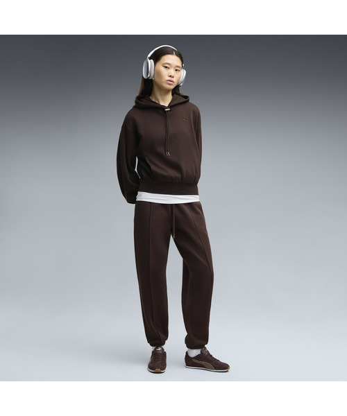 PUMA(プーマ)の「PUMA プーマ ウィメンズ HER リラックスド フーディ FL(パーカー・レディース・ダークブラウン系/ブラック・SMALL/MEDIUM/X-LARGE/LARGE)」の8枚目の写真