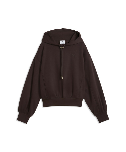 PUMA(プーマ)の「PUMA プーマ ウィメンズ HER リラックスド フーディ FL(パーカー・レディース・ダークブラウン系/ブラック・SMALL/MEDIUM/X-LARGE/LARGE)」の9枚目の写真
